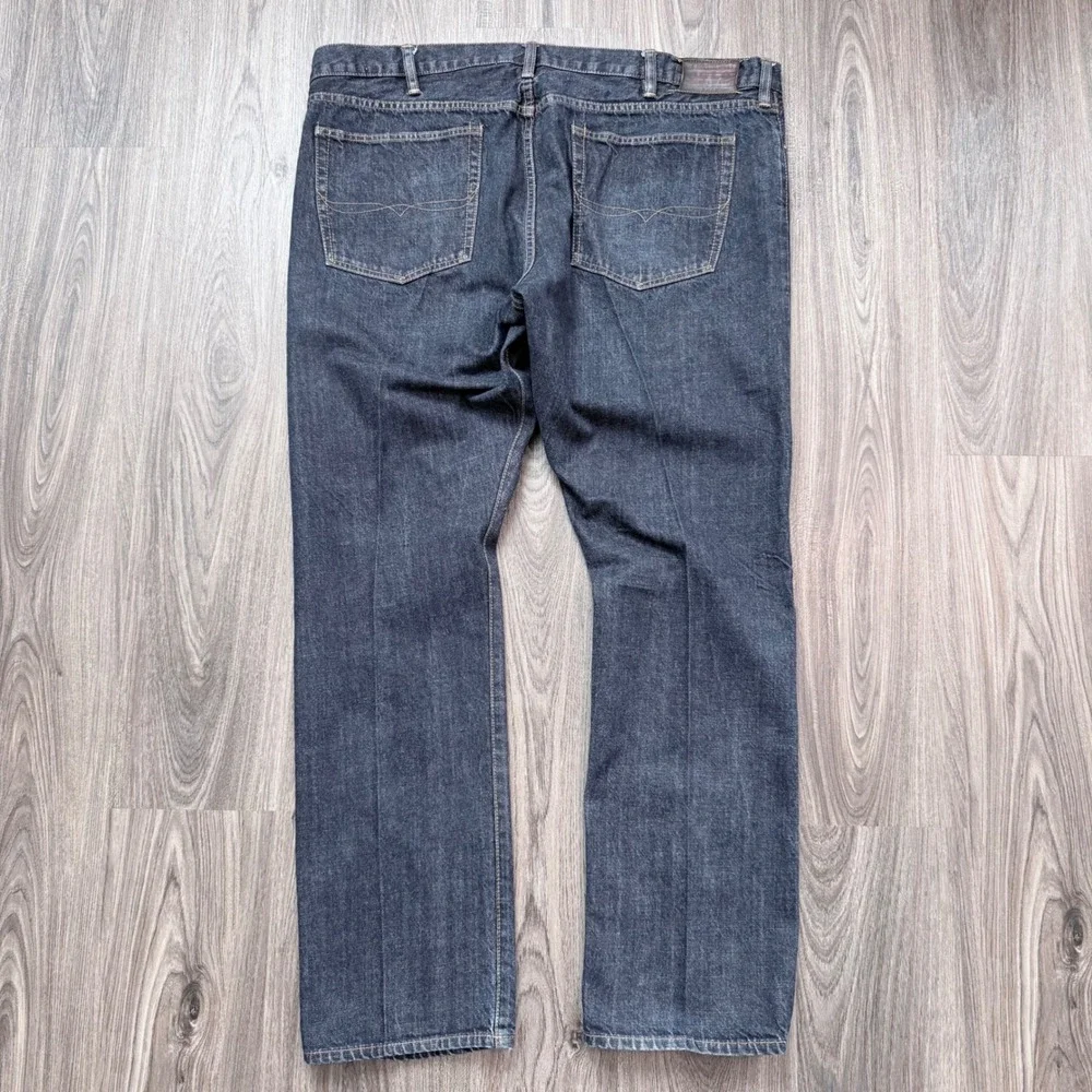 Polo Ralph Lauren Jeans Men 42x33 (tag32) Dark Wash Straight Leg Selvidge Denim - Picture 5 of 10